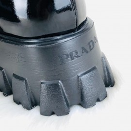 Prada Monolith Patent Leather Boots 