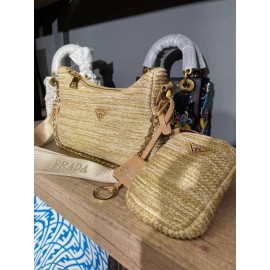 Prada re edition raffia 