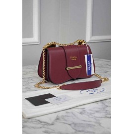 PRADA - Small City Calf Flap Bag 3