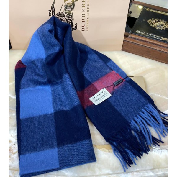 Burbery scarf blue 2