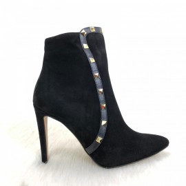 Valentino Garavani Rockstud Ankle Boots Suede Leather