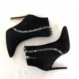 Valentino Garavani Rockstud Ankle Boots Suede Leather