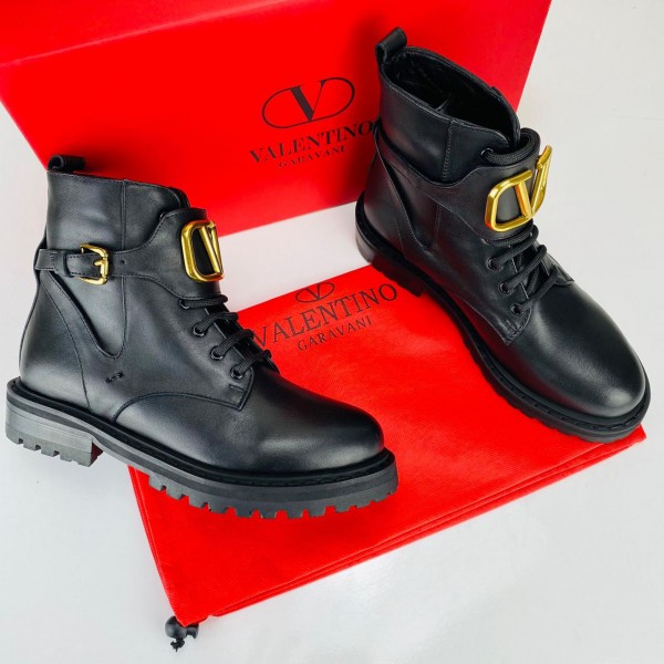 Valentino VLOGO Signature Combat boots