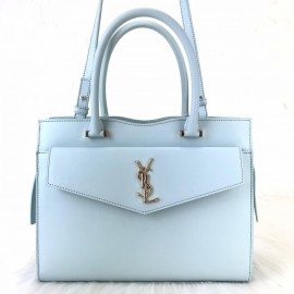 Ves Saint Laurent Uptown Medium Baby Blue