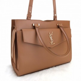 Ves Saint Laurent Uptown Medium Tan Color