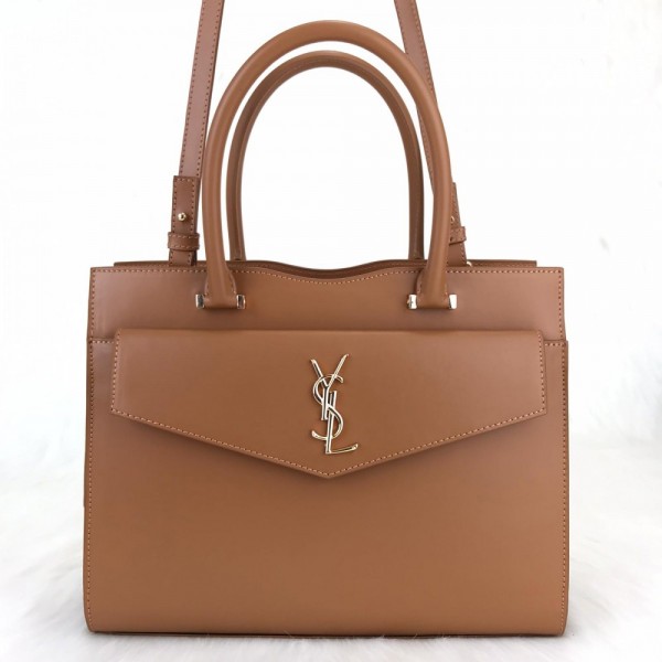 Ves Saint Laurent Uptown Medium Tan Color