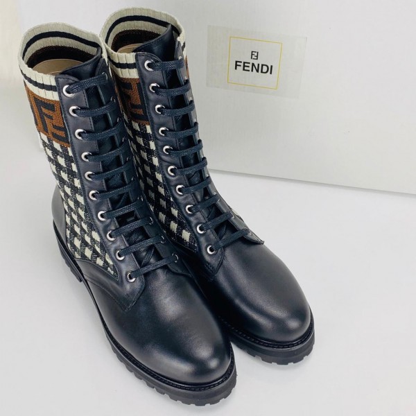 Fendi Rockoko Biker boots