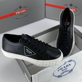 Prada Wheel Gabardine sneakers black