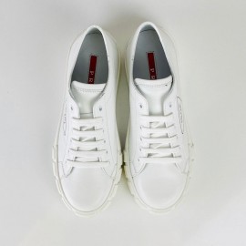 Prada Wheel Gabardine sneakers white 