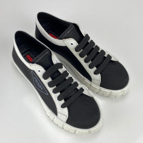 Prada Cotton Canvas Gabardine sneakers black