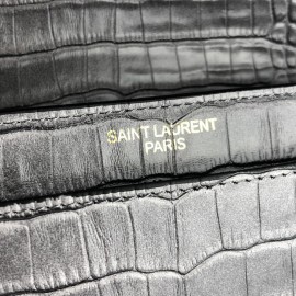 Yves Saint Laurent Sunset Medium Gray Croco