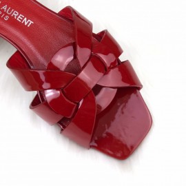 Yves Saint Laurent Tribute Flat Sandal Red