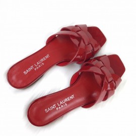 Yves Saint Laurent Tribute Flat Sandal Red