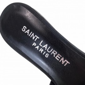 Yves Saint Laurent Tribute Flat Sandal Black 