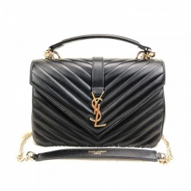 Yves Saint Laurent (ysl) Medium College Bag Gold