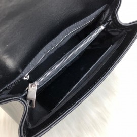 Yves Saint Laurent (ysl) Medium College Bag Silver