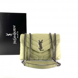 Yves Saint Laurent Loulou Small Silver