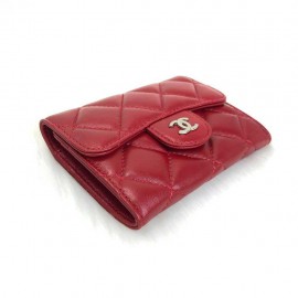 Chanel Flap Wallet Mini Red