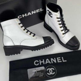 Chanel Grained Calfskin White