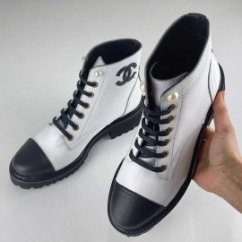 Chanel Grained Calfskin White