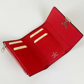 Louis Vuitton Capucines Compact Wallet Red