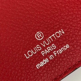 Louis Vuitton Capucines Compact Wallet Red